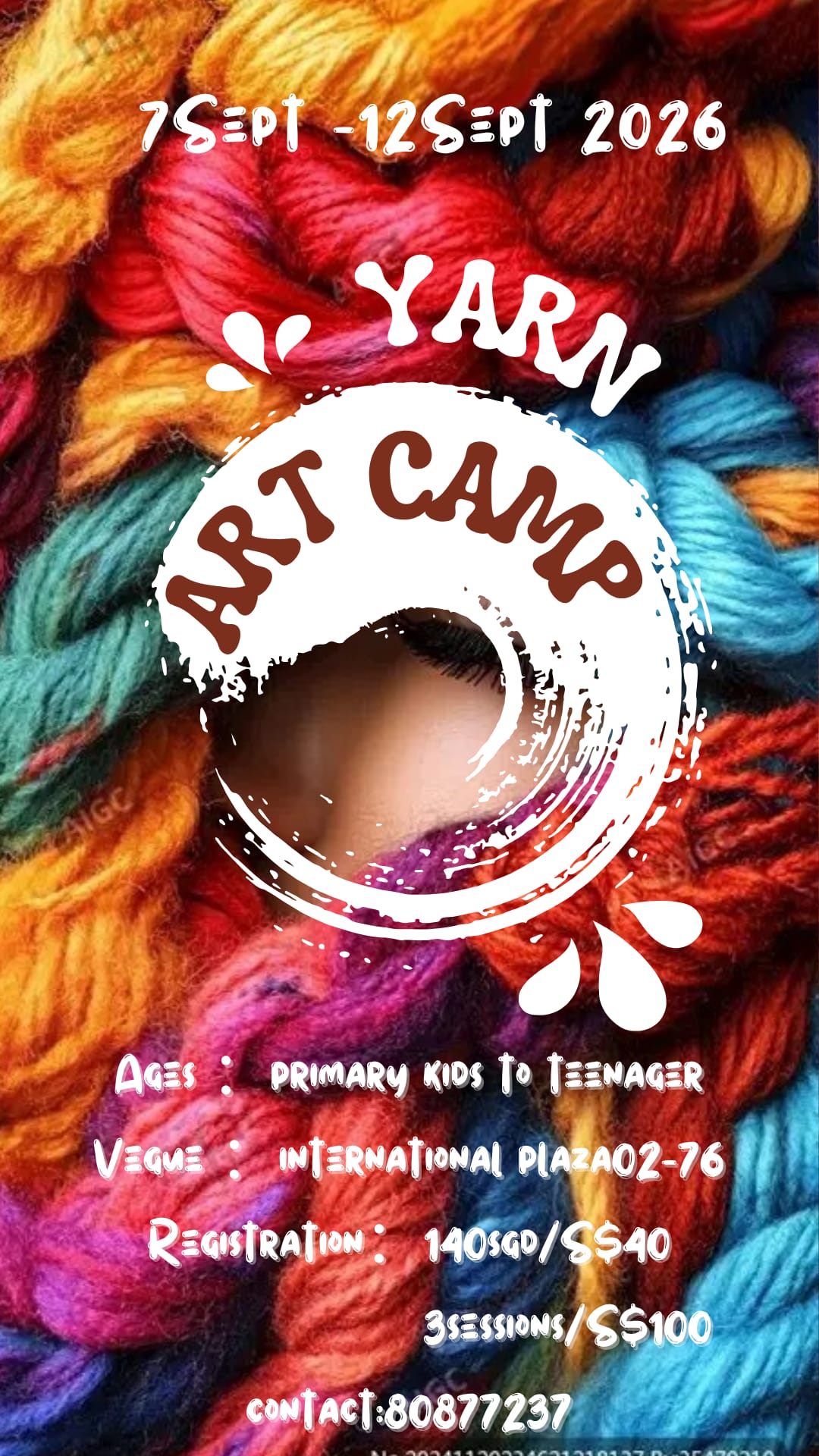 September Yarn Camp artwork